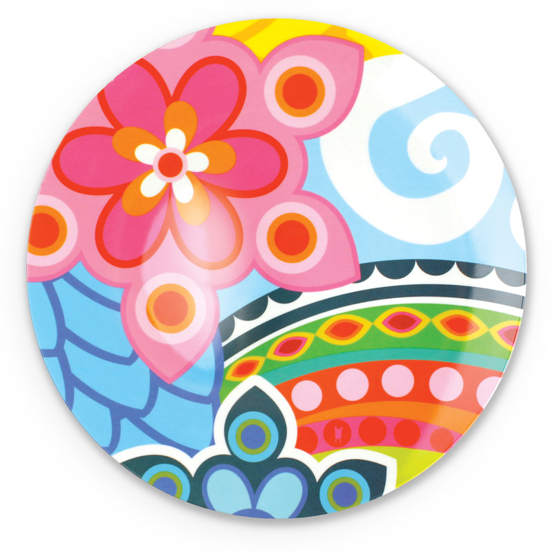 French Bull 11"Dinner Plates Set Of 6- Assorted