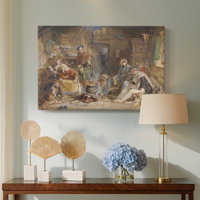 Highland Hospitality-John Frederick Lewis-Gallery Wrapped Canvas-1832
