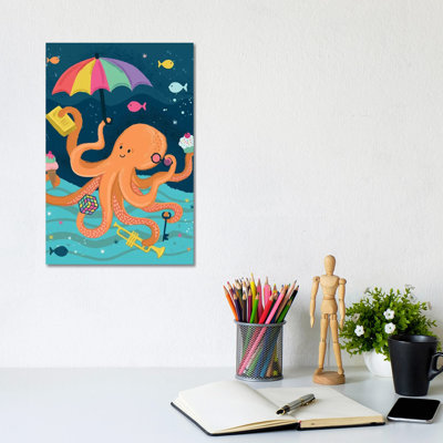 Coastal Nautical Under The Sea Iii by Lisa Whitebutton - Wrapped Canvas Gallery-Wrapped Canvas Giclée
