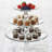 Libbey Selene 3-Tier Glass Footed Server Set