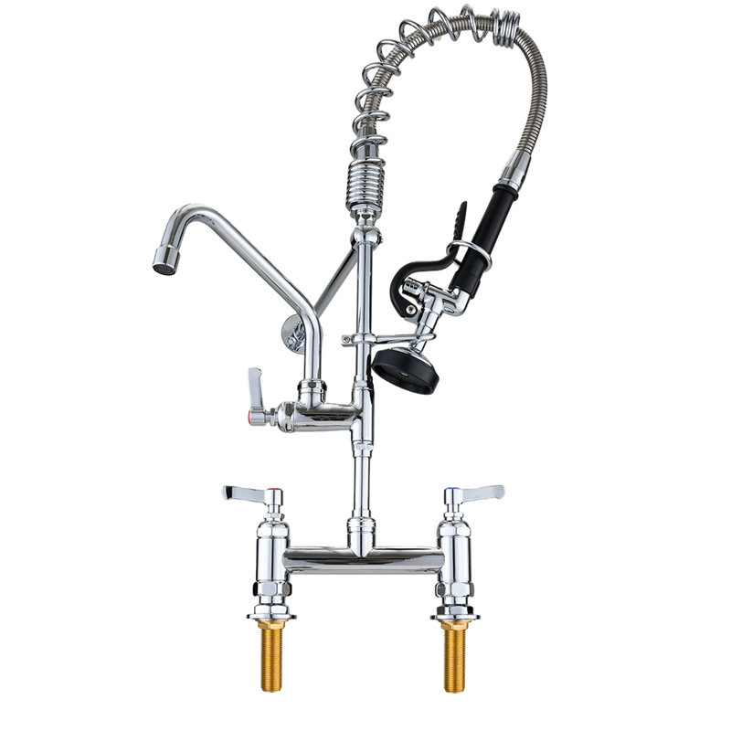 Commercial Kitchen Tap with Pull-Out Sprayer