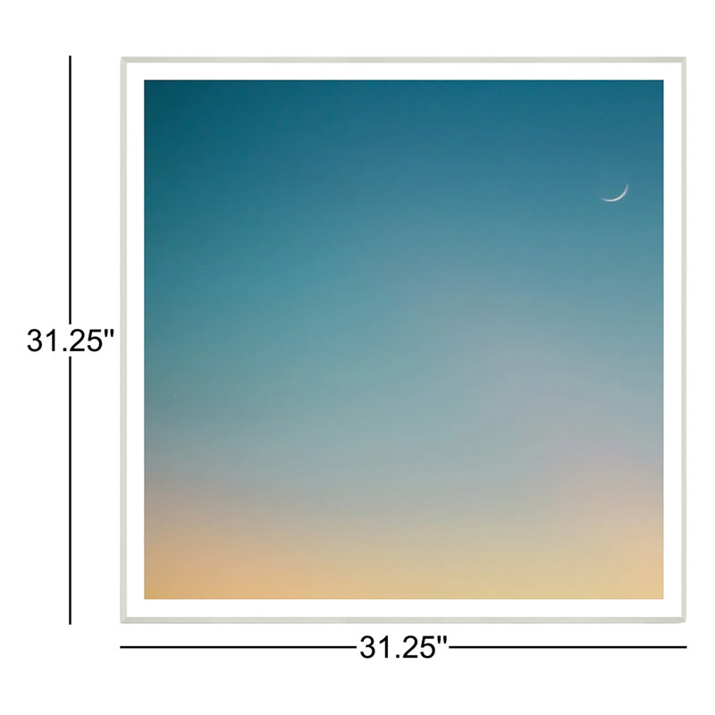 Cresent Moon Ombre Giclee Print