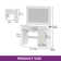 Dajanea Dressing Table with Mirror，Makeup Vanity Table Set for Bedroom