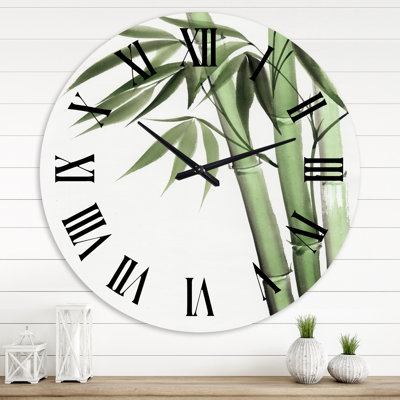 Palm Palmoo Détail II - Horloge murale traditionnelle