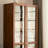 Classic black walnut bookcase