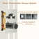 Revitalize 3-Function 12 Inch Wall Mount Rainfall Thermostatic Shower System with 6 Body Jets