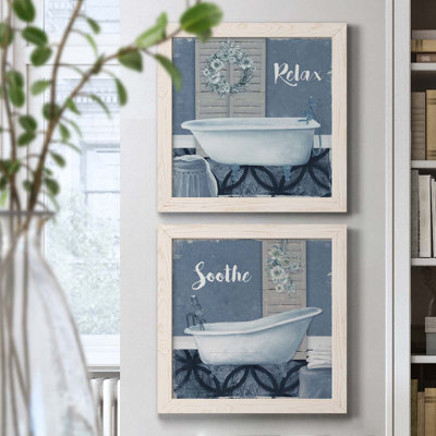 Relax - ensemble de 2 impressions sur toile