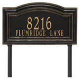 Signature Series 2-Line Lawn Address Sign