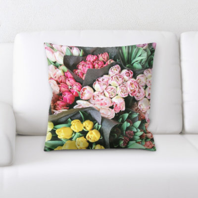Microsuede Throw Pillow