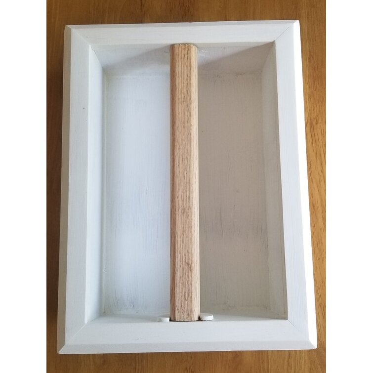 Hammer and Nail Studios Wood Wall / Under Cabinet Mounted Paper Towel Holder