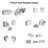 marble bathroom accessories set-112529917