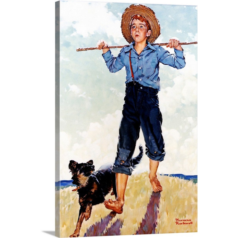 Art mural sur toile Norman Rockwell, Toile tendue, H 36 po x l 24 po x P 1,25 po