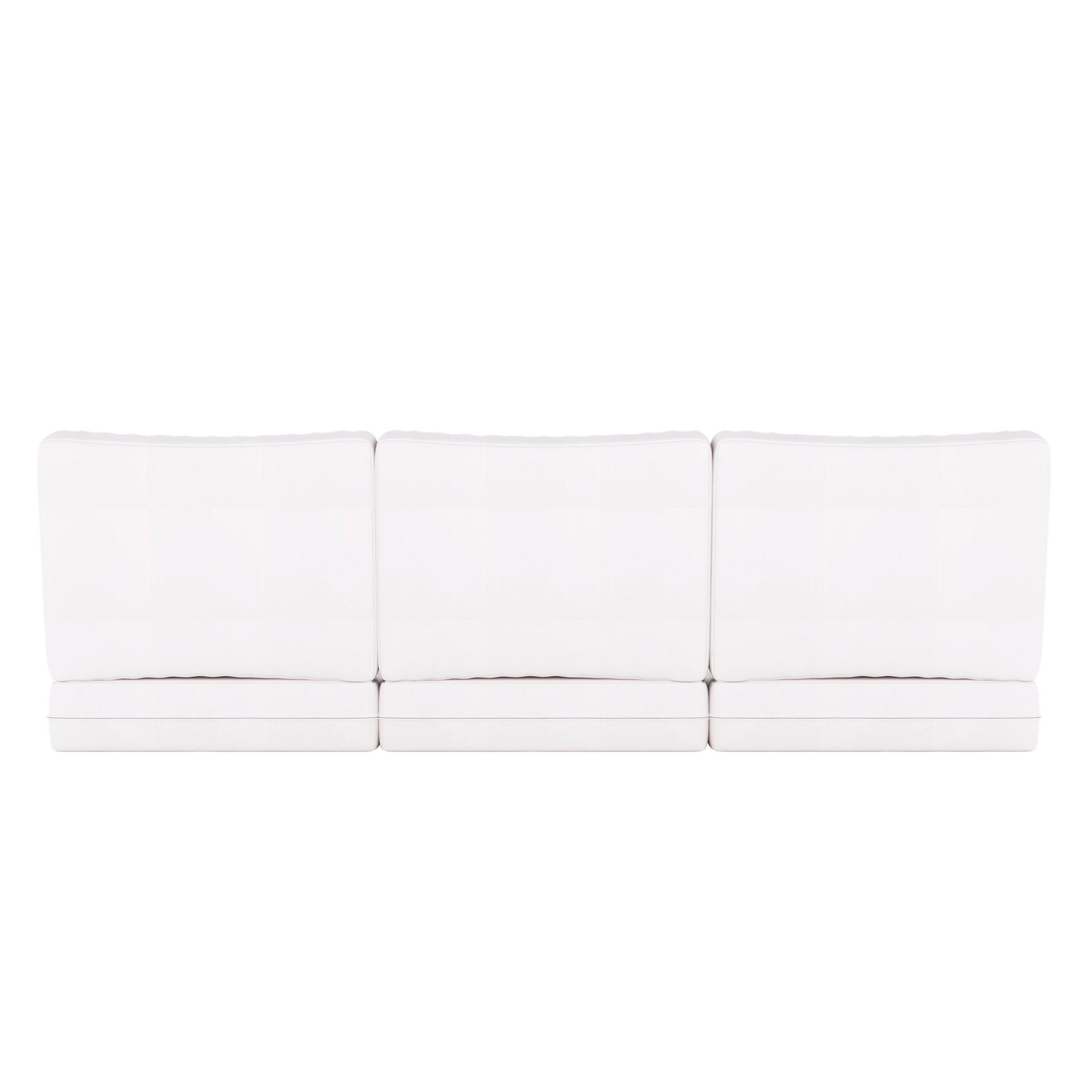 24" Sunbrella® Sofa Seat and Back Cushion, Sunbrella Play Snow