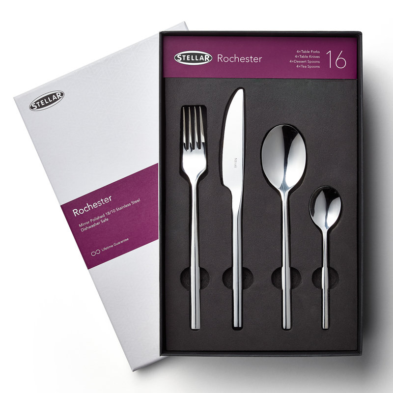 Stellar, Rochester - 16 Piece Cutlery Set, Service for 4