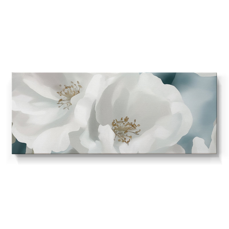 Botanical Series-CCSCXXVVII- Toile tendue avec châssis - Prêt à être accroché, H 16 po x l 40 po