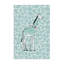 Toile girafe bleue à motifs bleus par Martina Pavlova-1678651651