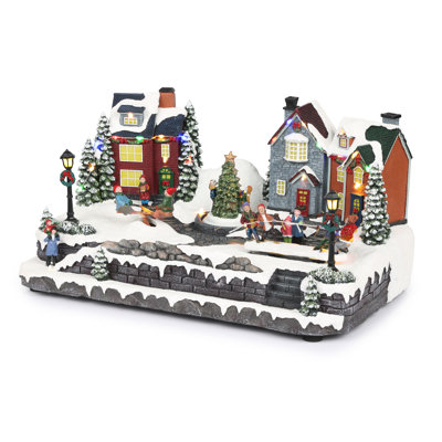 Indoor Holiday Decor with LED Lights and Music