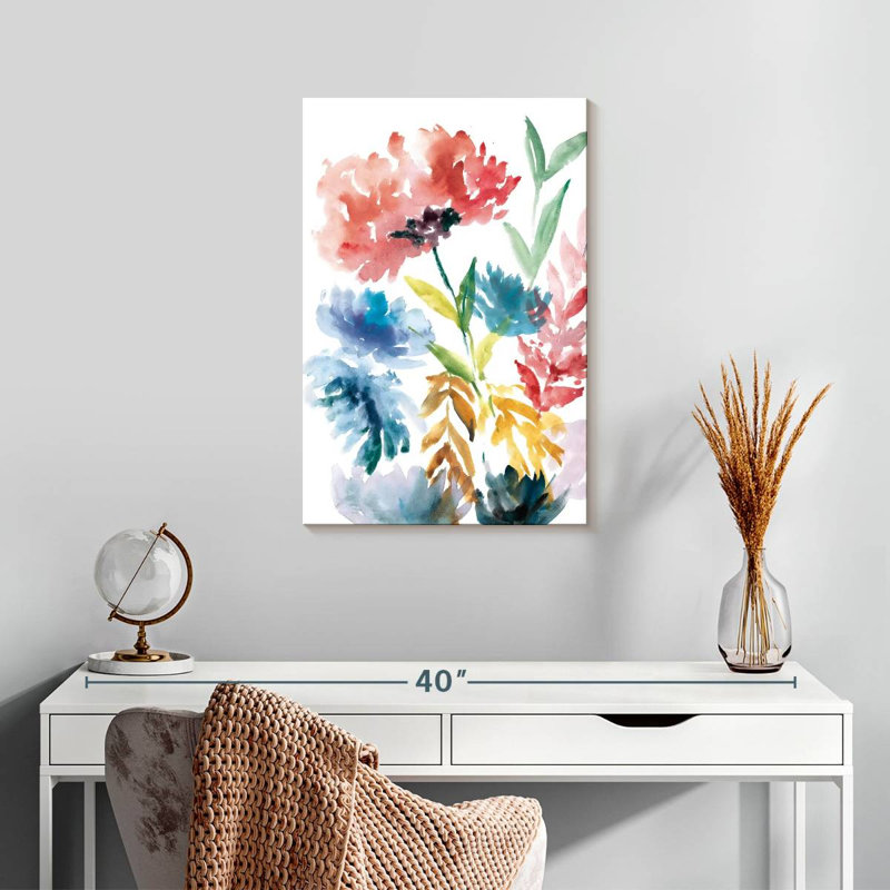 Harnek Lush Floral I, H 24 po x l 16 po