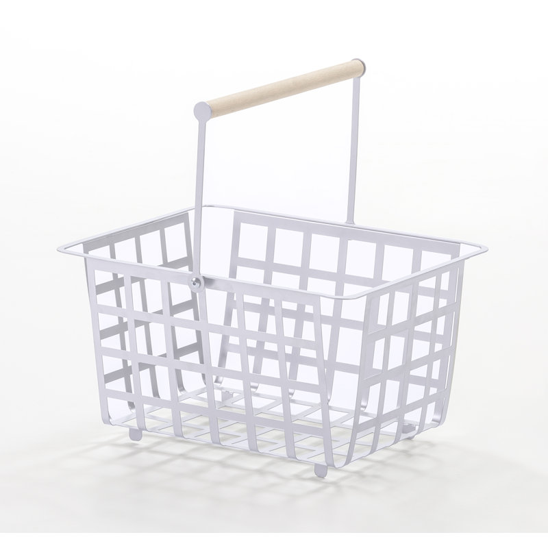Metal General Basket, White