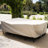 Dining Cover - Your From Harsh Weather. Waterproof, Beige. 92.75"D X 70.6"W 30.62"H. Made Waterproof Material For Area. Beige, No Assembly Required. 100%