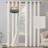 Chenille Linen Blackout Curtain Panels-1549222046