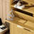 Natural Tall Freestanding Shoe Cabinet, Hidden Shoe Storage Rack with 3 Flip Drawers for Home Entryway-128931178
