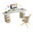 Nordic Luxury-Style Office Desk-351569408