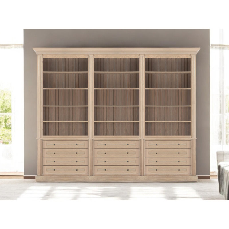 Burrus 240cm H x 300cm W Library Bookcase