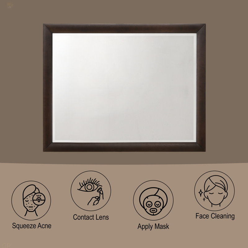 Miroir de commode Tablita, 36,03 po x 47,03 po, Bourgogne