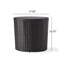 Table d'appoint en osier Kingstown