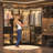 71'' - 110'' W Closet System with Wooden Drawers and Hanging Rods-1538658826