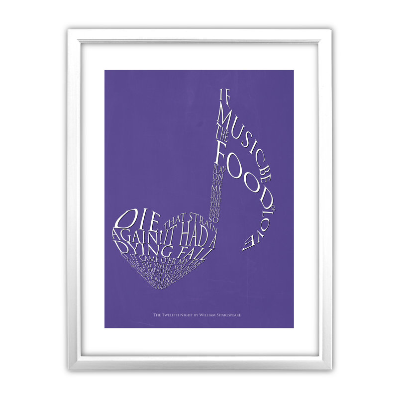 Single Picture Frame Print, White