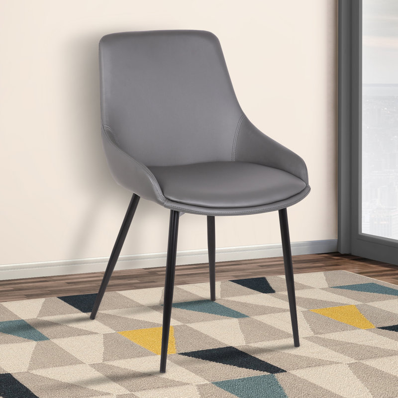 Kierra 47cm H Polyester Blend Upholstered Side Chair