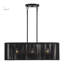 Lustre linéaire moyen noir à 3 lumières Acordia-1023162012-1023162013