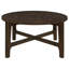 Table basse ronde en bois massif