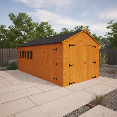 Tiger 10 Ft. W x 20 Ft. D Shiplap Apex Shed