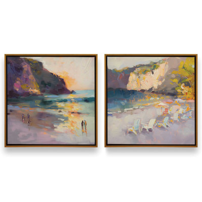 " Nocturne Sunset Soiree " by Azure Artisanal Studio 2 - Pieces