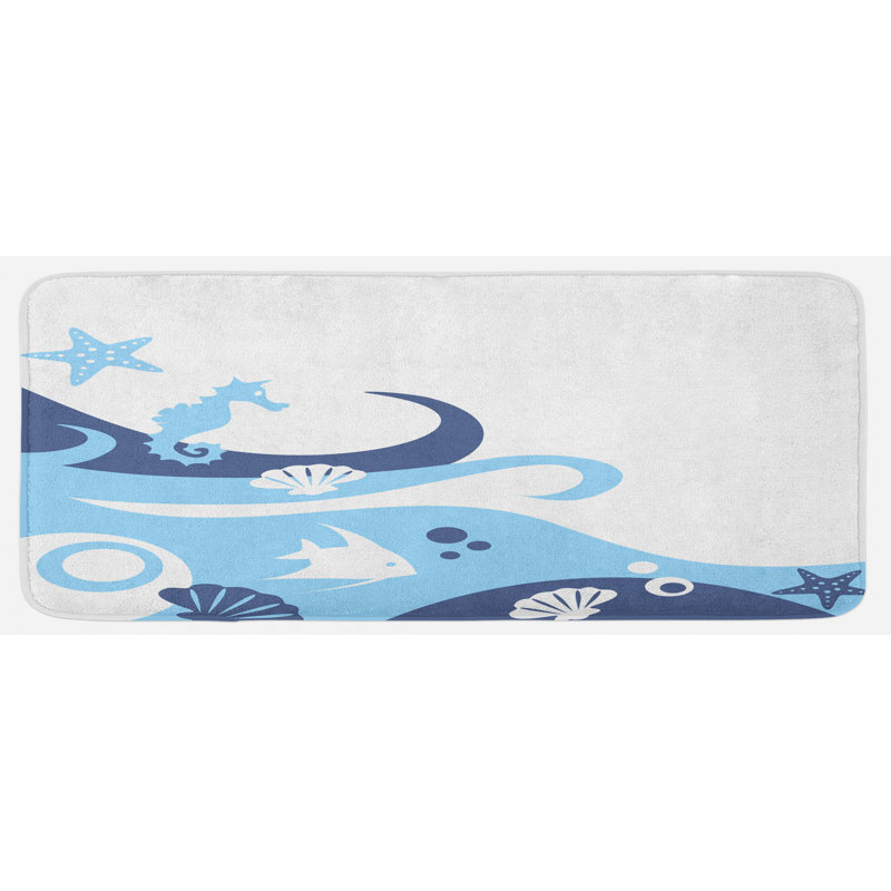 Tapis de cuisine ocean