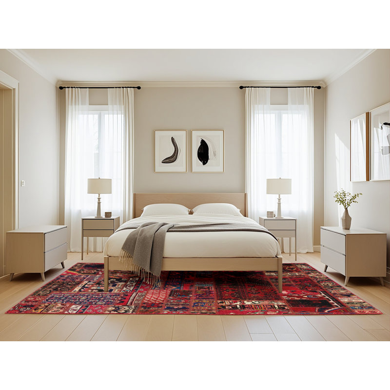 Tapis abstrait moderne 2008, Rectangle de 5 pi x 8 pi