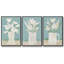 Ensemble de 3 pièces encadrées sur toile-97709591-97709592