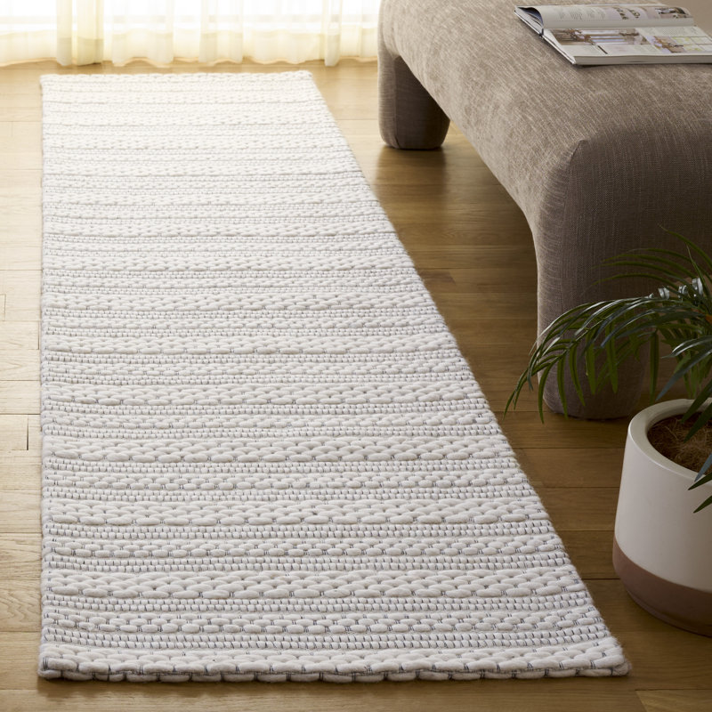 Marbella Handloomed Performance Solid Color Rug, Runner 2'3" x 9'