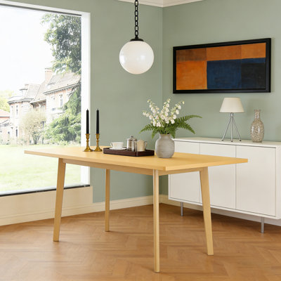 Table de salle à manger en bois pour 6 personnes