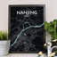 Nanjing City Map - No Frame Print-2081888004