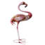 Statue de jardin extérieur flamant rose