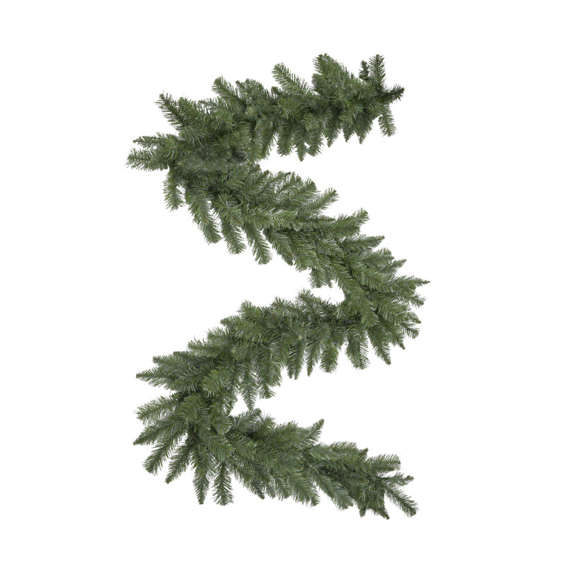 Guirlande verte de qualité supérieure 9 pi x 12 po, 180 pointes