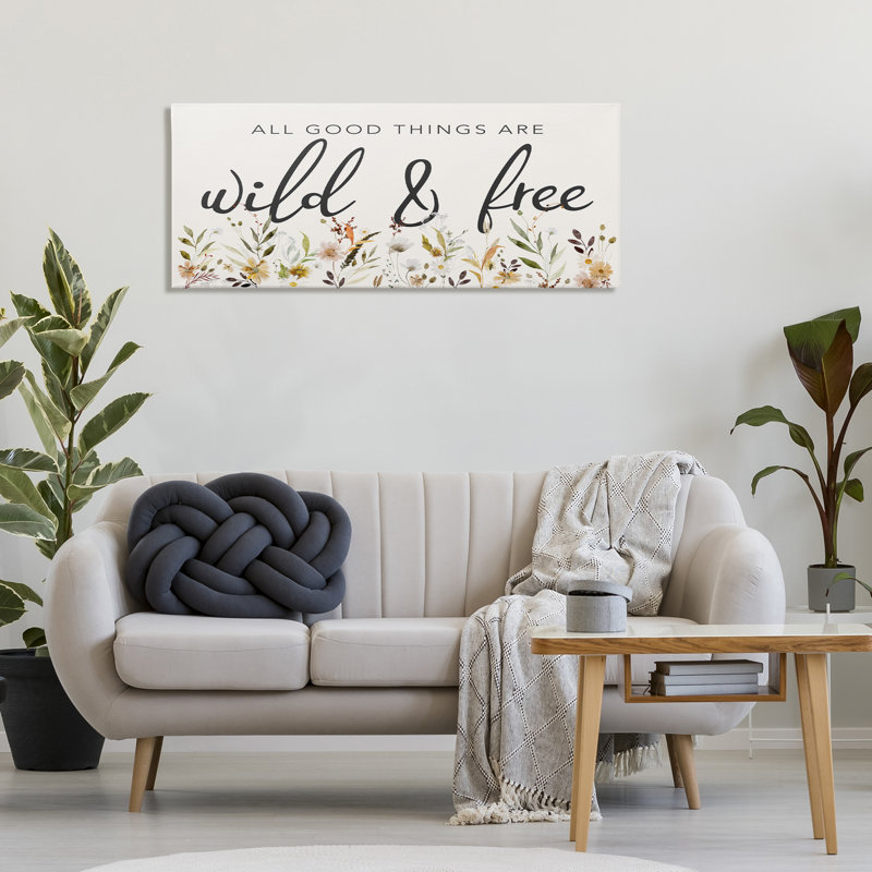 Art mural sauvage et sauvage par Marla Rae, H 20 po x l 48 po