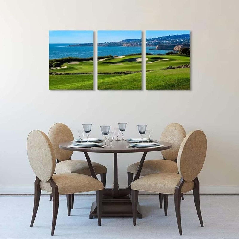 3 Piece Wrapped Canvas Print, 60 cm H x 40 cm W