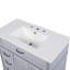 Meuble-lavabo 36 po avec lavabo, armoire de salle de bain avec tiroirs, structure solide et panneau de fibres à densité moyenne, un paquet-106668151