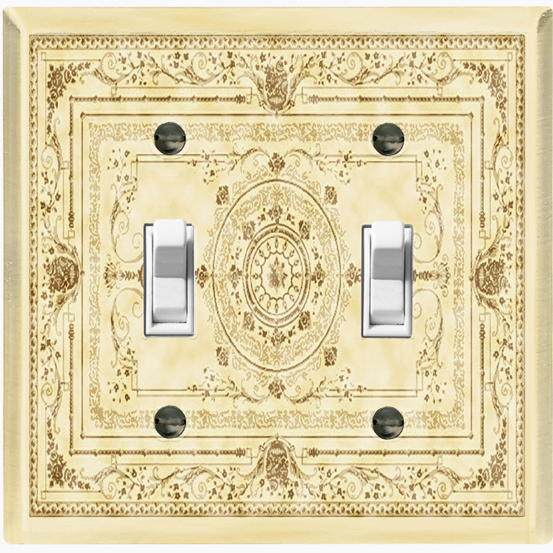 Plaque murale élégante à 2 bandes Elegant Beige