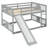 Low Bunk Bed with Reversible Slide-278512498-278512511